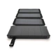 Power bank 12000 mAh Solar, Input:5V/1A(microUSB), Output:5V/2,1А(2хUSB), rubberized case, Black, BOX - зображення 2