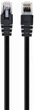 Патч корд Cablexpert CAT6 UTP 2 м Черный (PP6U-2M/BK) - изображение 1