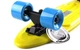 Скейтборд пластиковый Penny Original FISH 22in однотонная дека SK-401-4 ORIGINAL FISH (жел-черн-гол) - изображение 3