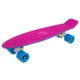 Скейтборд пластиковый Penny RUBBER SOFT TWIN FISH 22in двухцветная дека SK-410-2 (розовый-голубой) - изображение 2