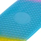Скейтборд пластиковый Penny FISH COLOR 22in полосатая дека SK-402-7 (фиолетовый-голубой-желт) - изображение 3