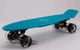 Скейтборд пластиковий Penny LED WHEELS FISH 22in зі світними колесами SK-405-11 (м'ятний-чер-чер) - зображення 1