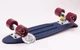 Скейтборд пластиковый Penny RUBBER SOFT TWIN FISH 22in двухцветная дека SK-410-5 (бордовый-т.синий) - изображение 3
