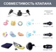 Насос ручной для матраса компактный удобный универсальный с насадками в комплекте Intex - изображение 7