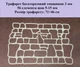 Трафарет многоразовый Каменная кладка 710х460х3 мм - изображение 2