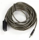 Подовжувач USB 2.0, активний репітер, кабель AM-AF 10 м - зображення 3