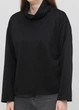 Теплая водолазка свободного кроя черного цвета Подіум 28115-BLACK S Черный - изображение 3