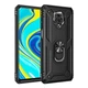 Чехол Shield для Xiaomi Redmi Note 9 Pro бронированный бампер Black - изображение 1