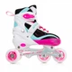 Коньки роликовые (ролики) SportVida 4 в 1 SV-LG0032 Size 35-38 белый/розовый/синий - изображение 5