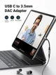 Адаптер UGREEN AV161 USB Type-C Male to 3.5mm Female Cable Aluminum Shell with Braided 10cm Space Gray (80154) - изображение 4