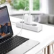 Мережевий зарядний пристрій UGREEN CD170 USB+USB Type-C Wall Charger 36W 3A White (60468) - зображення 4