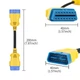 Кабель удлинитель OBD2 AUTOOL 20см - изображение 1
