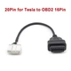 Переходник OBD II для Tesla 20 PIN (Tesla Model S/X 2015-2020) - изображение 1