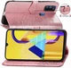 Чехол Vintage для Samsung Galaxy M21 / M215 книжка кожа PU розовый - изображение 6