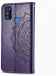 Чехол Vintage для Samsung Galaxy M30s 2019 / M307F книжка кожа PU фиолетовый - изображение 4
