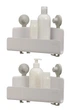 Душова полиця Joseph Joseph EasyStore 2 шт. 45х26.5х18 см Сірий (70550) - зображення 2