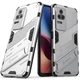 Защитный чехол с подставкой Deexe Bibercas для Xiaomi Poco F4 / Redmi K40S - Silver - изображение 1