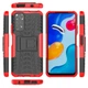 Чехол Armor для Xiaomi Redmi Note 11 / Note 11S противоударный бампер Red - изображение 2