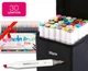 Маркеры для скетчей двухсторонние Touch Smooth на спиртовой основе 30 штук + 20 цветов акварельных маркеров - изображение 1