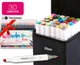 Маркеры для скетчей двухсторонние Touch Smooth на спиртовой основе 30 штук + 20 цветов акварельных маркеров - изображение 2