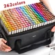Набор скетч маркеров&nbsp;262 цвета! двухсторонние спиртовые маркеры Touch Multicolor для рисования и скетчинга топ - изображение 4