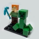 Конструктор фигурки iBlock Крипер и Алекс Майнкрафт Creeper Alex Minecraft&nbsp;4.5 см - изображение 1