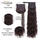 Шиньон накладной хвост на липучке Aisi гофре 60 см #30 рыжий - изображение 2