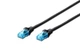 Патч-корд DIGITUS CAT 5e UTP, 5м, AWG 26/7, CCA, PVC, чорний - изображение 1