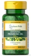 Масло вечерней примулы с ГЛК, Evening Primrose Oil, Puritan's Pride, 500 мг, 100 гелевых капсул (PTP-13632) - изображение 1