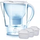 Фільтр-глечик Brita Marella Memo + 3 картриджа 2.4 л (1.4 л очищеної води), білий - изображение 2