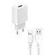 Зарядне мережеве XO L99 (1USB 2.4A) Lightning Білий - зображення 1