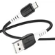 Кабель HOCO X82 USB - Micro USB (2.4A) (1M) Чорний - изображение 3