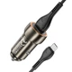 Зарядний автомобільний HOCO Z46 (1USB/QC3.0/3A/18W) Micro USB Сірий - зображення 3