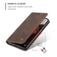 Чехол книжка с магнитом Samsung Galaxy A23 A235 CaseMe Dark Brown (29269-05) - изображение 5