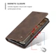 Чехол книжка с магнитом Xiaomi Redmi Note 10 5G CaseMe Dark Brown (29281-05) - изображение 3