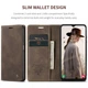 Чохол книжка з магнітом Samsung Galaxy A04 A045 CaseMe Dark Brown (30696-05) - зображення 3