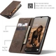 Чехол книжка с магнитом Samsung Galaxy A22 5G A226 CaseMe Dark Brown (29267-05) - изображение 3