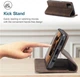 Чехол книжка с магнитом Samsung Galaxy A22 5G A226 CaseMe Dark Brown (29267-05) - изображение 4