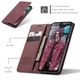 Чехол книжка с магнитом Samsung Galaxy A23 A235 CaseMe Wine (29269-42) - изображение 6