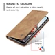 Чехол книжка с магнитом Samsung Galaxy M33 5G M336 CaseMe Brown (29274-30) - изображение 3