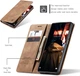 Чехол книжка с магнитом Xiaomi Redmi Note 11S CaseMe Brown (29284-30) - изображение 2