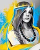 Алмазна Мозаїка SHLab Дівчина Українка Вишивка Камінням DIY-SP107 40x50 см (Повна Викладка) (29249) - зображення 1
