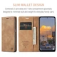 Чехол книжка с магнитом Samsung Galaxy M53 M536 CaseMe Brown (29275-30) - изображение 2