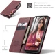 Чехол книжка с магнитом Samsung Galaxy A22 5G A226 CaseMe Wine (29267-42) - изображение 2