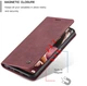 Чехол книжка с магнитом Samsung Galaxy A22 5G A226 CaseMe Wine (29267-42) - изображение 3