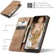 Чехол книжка с магнитом Samsung Galaxy A22 5G A226 CaseMe Brown (29267-30) - изображение 3