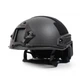 Баллистический шлем FAST Helmet из кевлара для военных под наушники пуленепробиваемая каска защиты 3А черный размер L - изображение 1