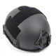 Баллистический шлем FAST Helmet из кевлара для военных под наушники пуленепробиваемая каска защиты 3А черный размер L - изображение 5