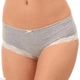 Жіночі трусики кюлот з мереживом Sielei 1261 Grigio 52(3XL) Сірий - зображення 3