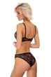 Женские трусики слип из гипюра Dimanche 3086 Nero 50(XXL) Черный - изображение 5